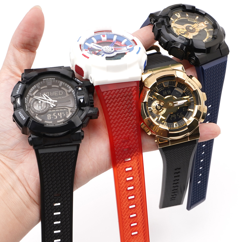 Купити Ремінець Casio accessories для G-Shock GA-100/110 полімерний червоний (SKU 1051-1090)