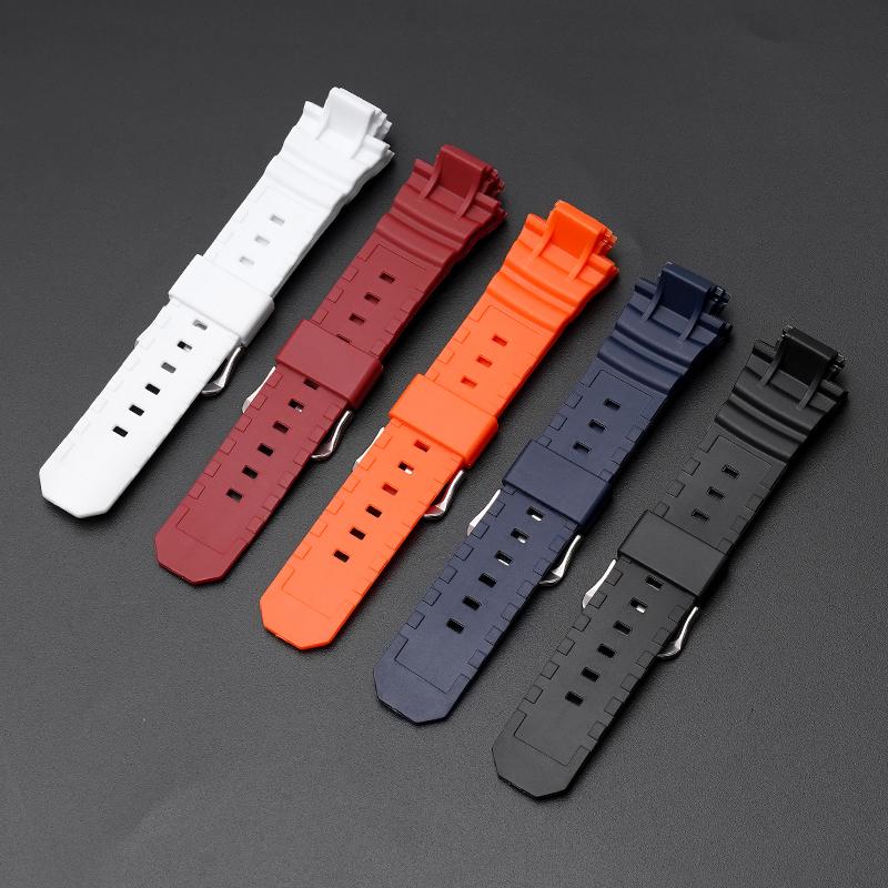 Купити Ремінець для Casio G-Shock G-7700 Red SI (1051-1206) червоний полімерний, сумісний з AW-590/591