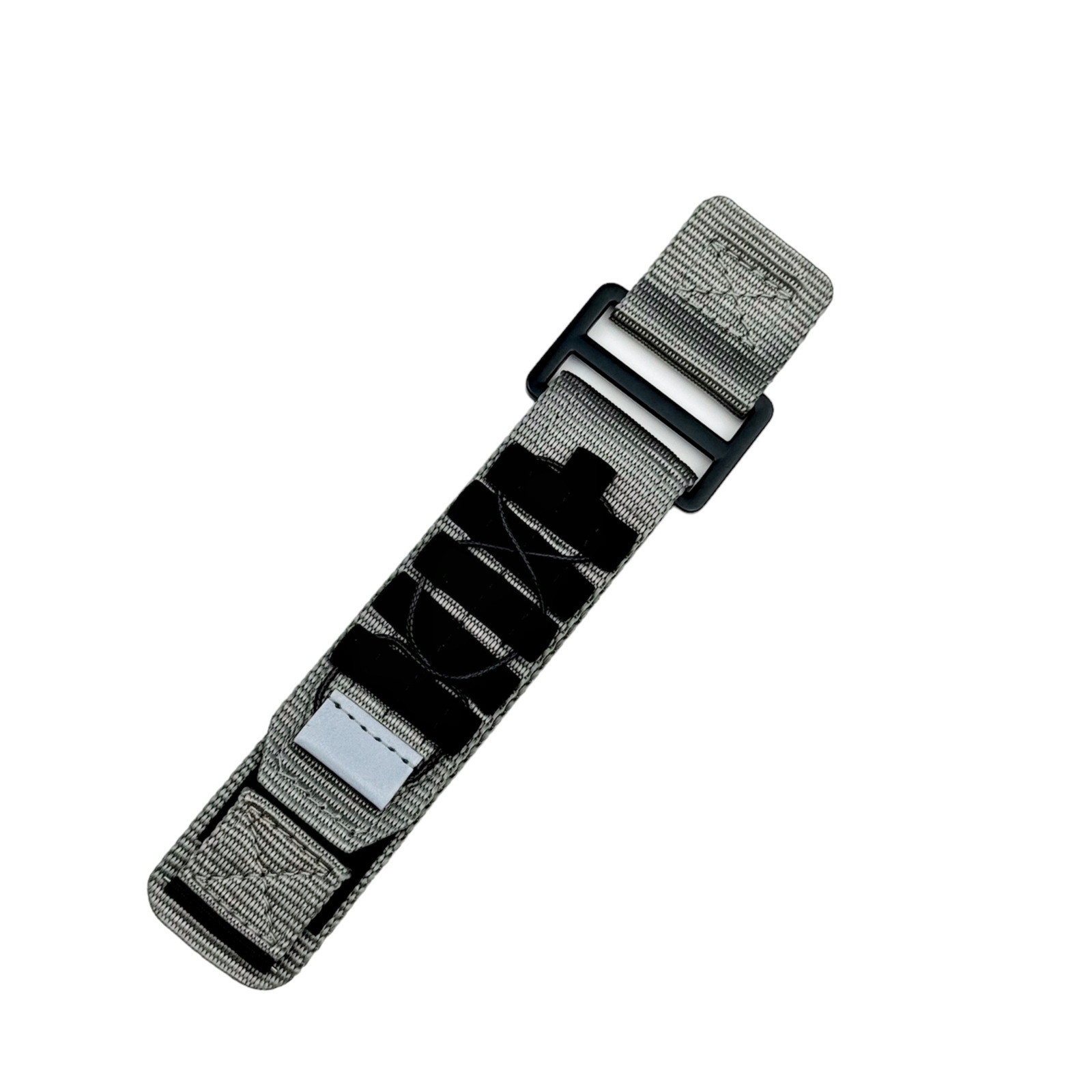 Ремінець для годинника Nylon Pro Grey 20 мм Modfit сірий нейлоновий універсальний