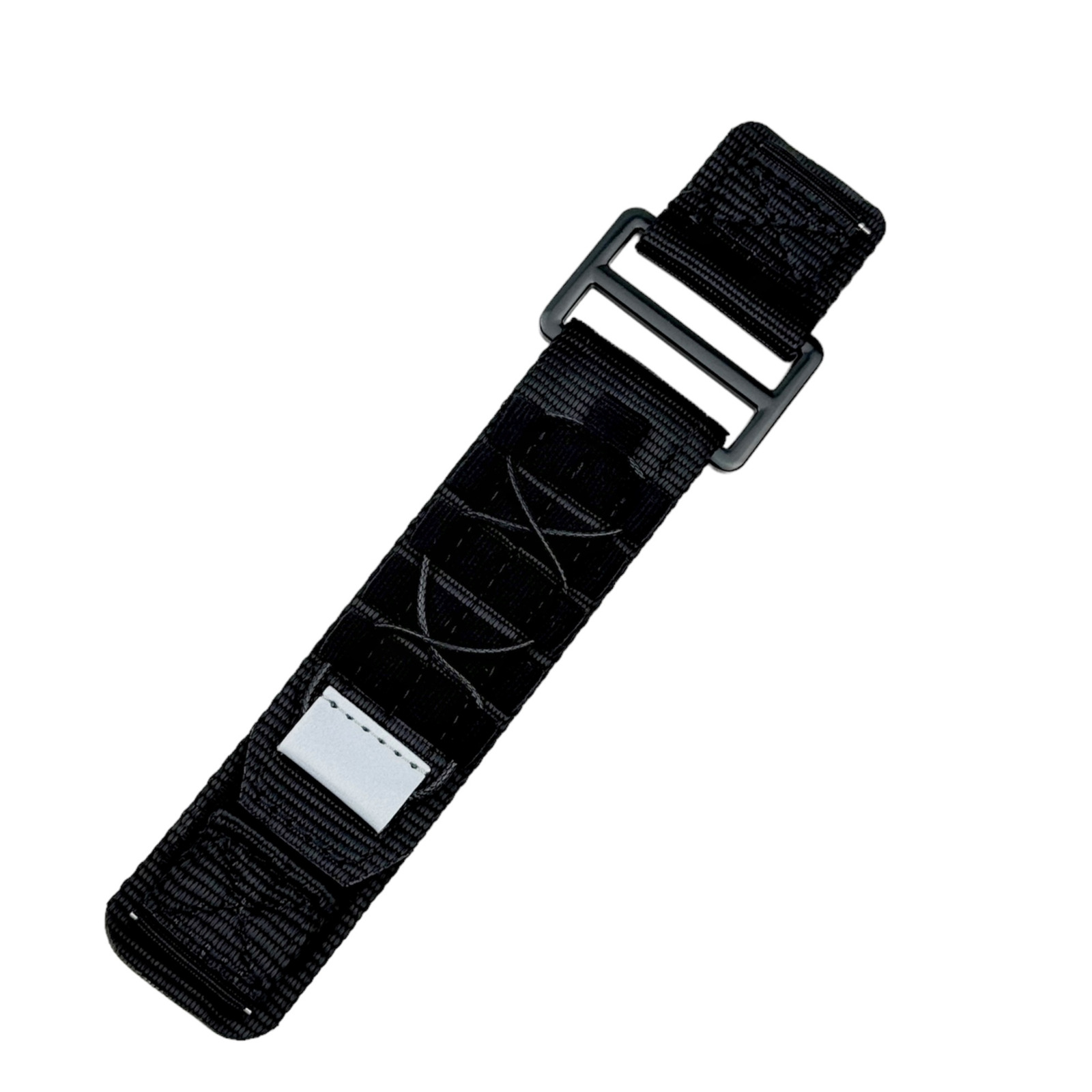 Ремінець для годинника Nylon Pro Black 20 мм Modfit, чорний нейлоновий браслет