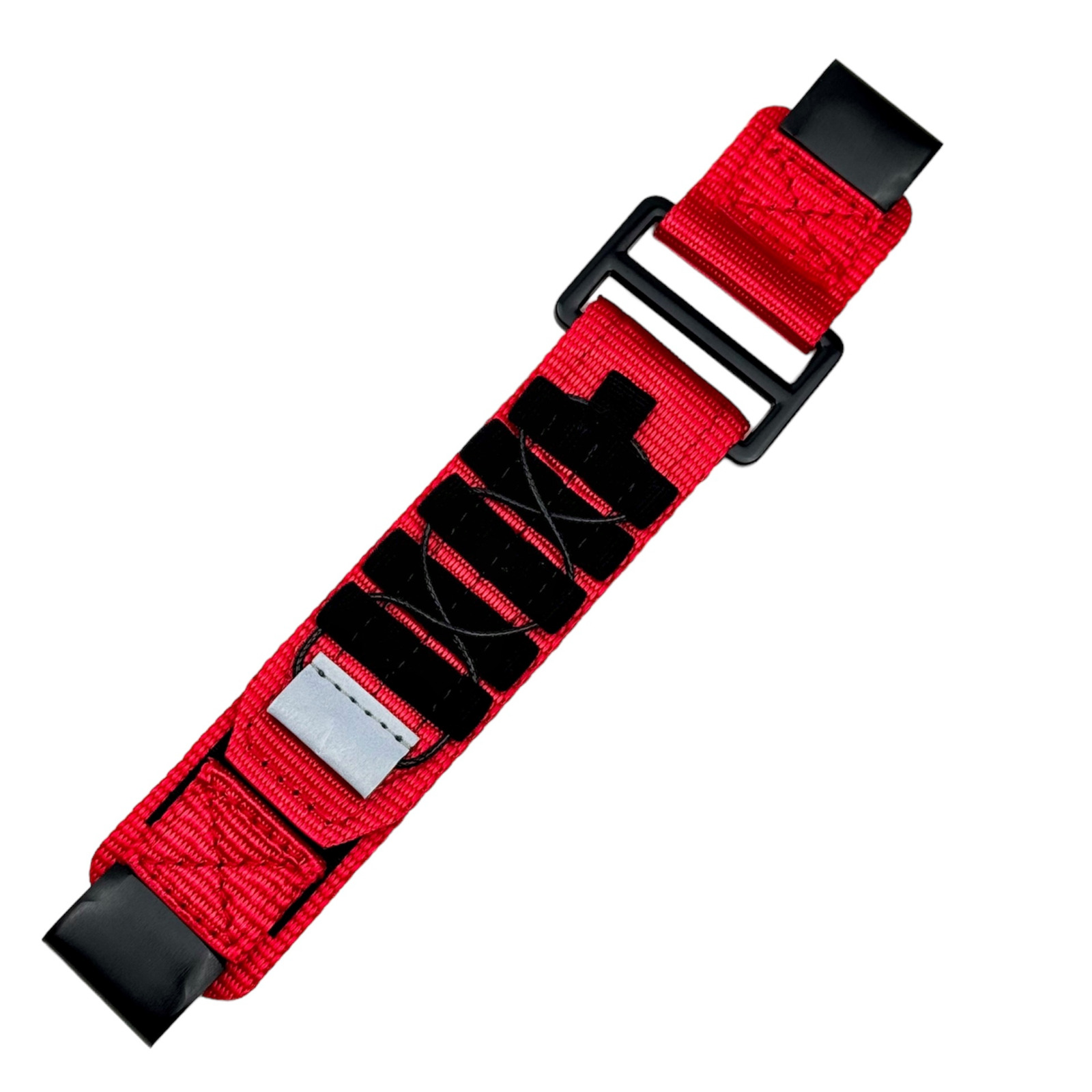 Ремінець Nylon Pro для Garmin Red 22 мм нейлоновий червоний (SKU 1051-1256)