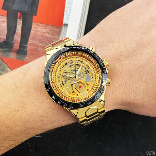 Купити Winner 8067 Gold-Black-Gold Red Cristal