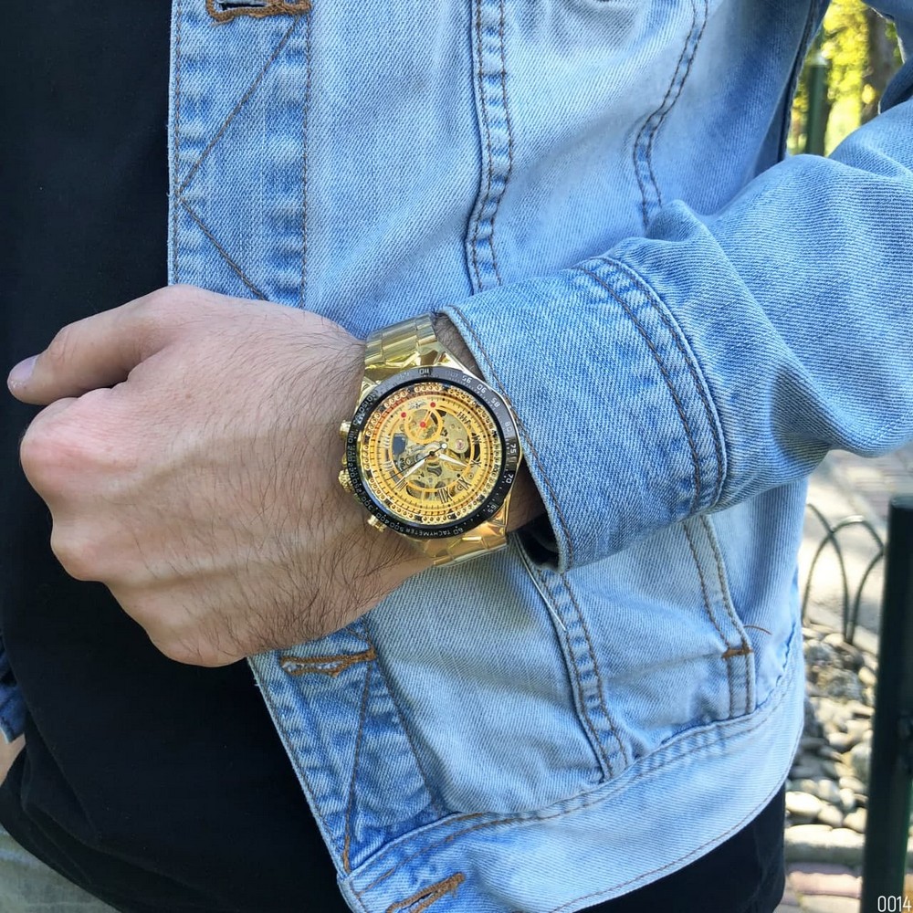 Купити Winner 8067 Gold-Black-Gold Red Cristal