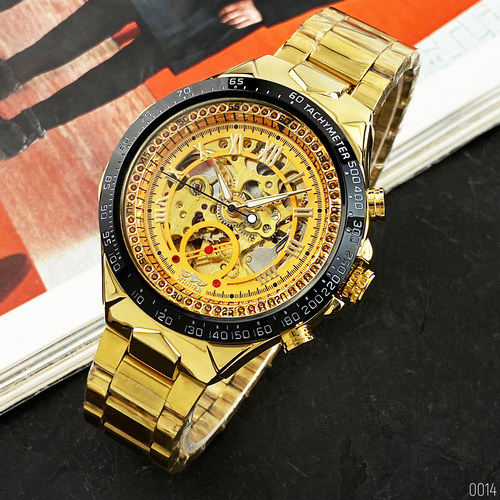 Купити Winner 8067 Gold-Black-Gold Red Cristal