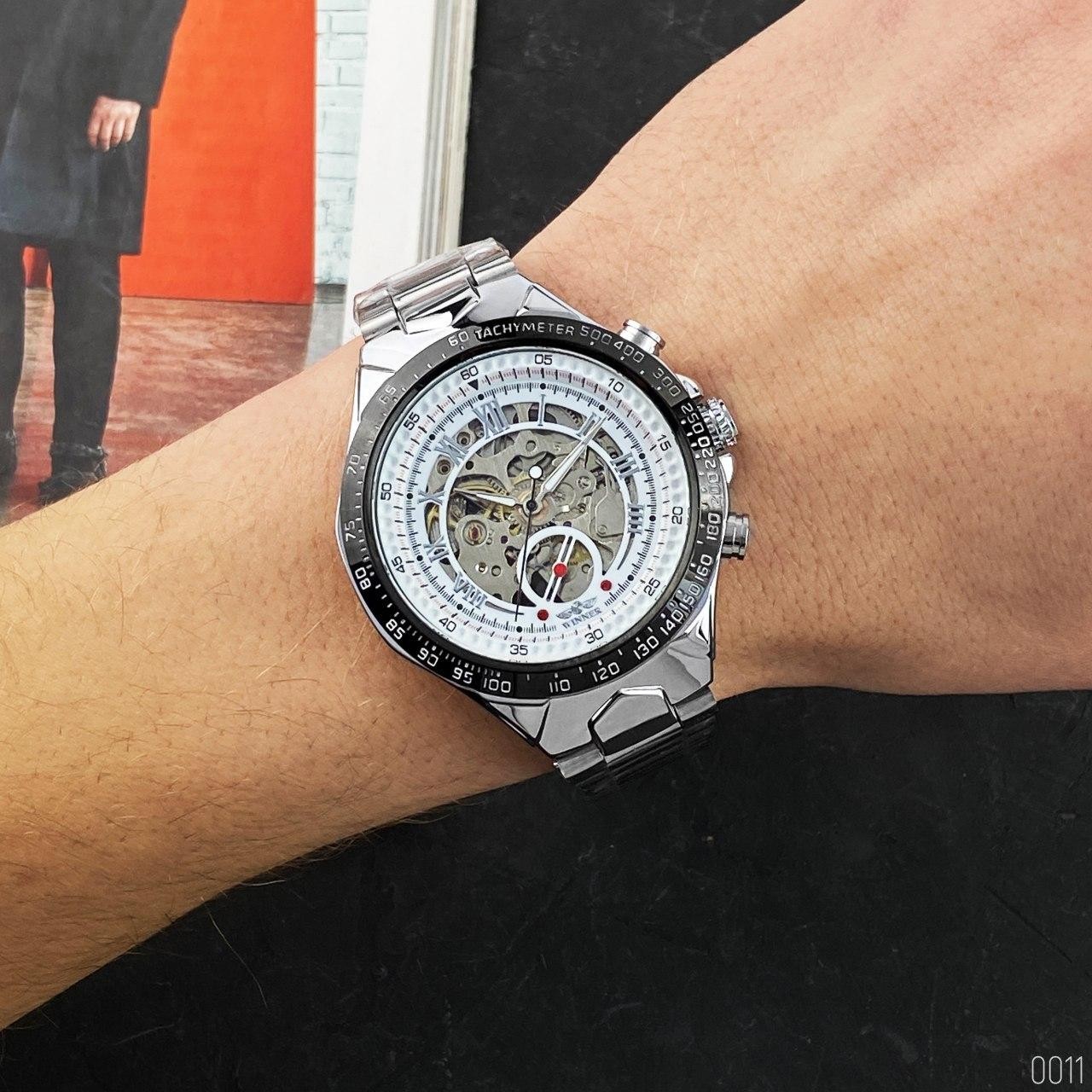 Купити Winner 8067 Silver-Black-White Red Cristal