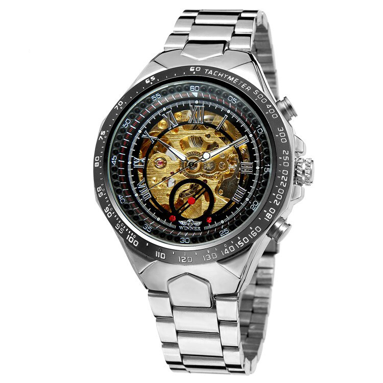 Купити Winner 8067 Silver-Black-Gold Red