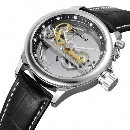 Купити Forsining 9418 Black-Silver