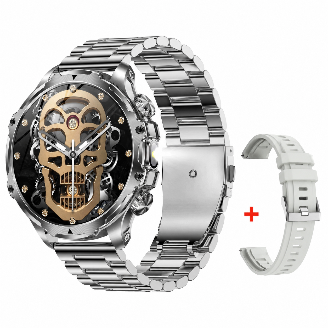 Купити Розумний годинник Modfit Tactic Blaze Silver Steel з металевим ремінцем та захистом IP67