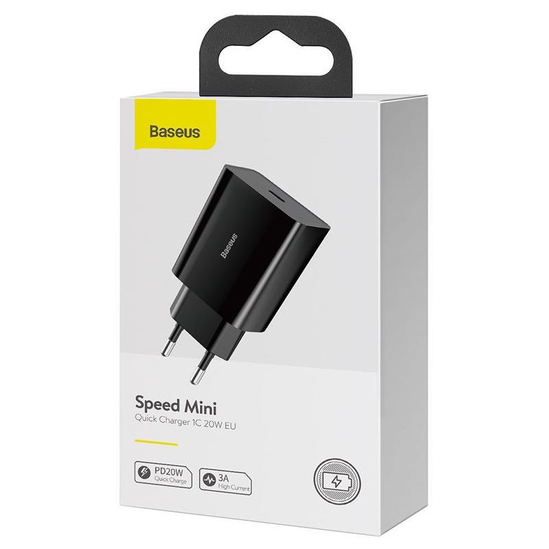 Купити МЗП Baseus Speed Mini Quick Charger PD20W (1USB-C) (CCFS-S)