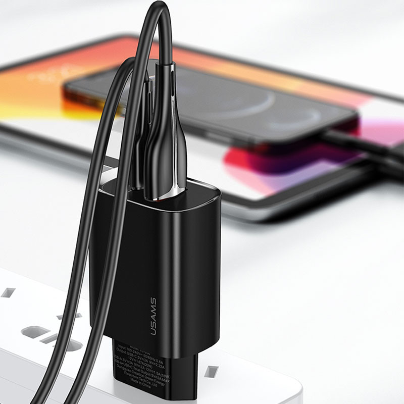 Купити МЗП Usams US-CC121 T35 QC3.0 + PD3.0 20W (1USB-A/1C)