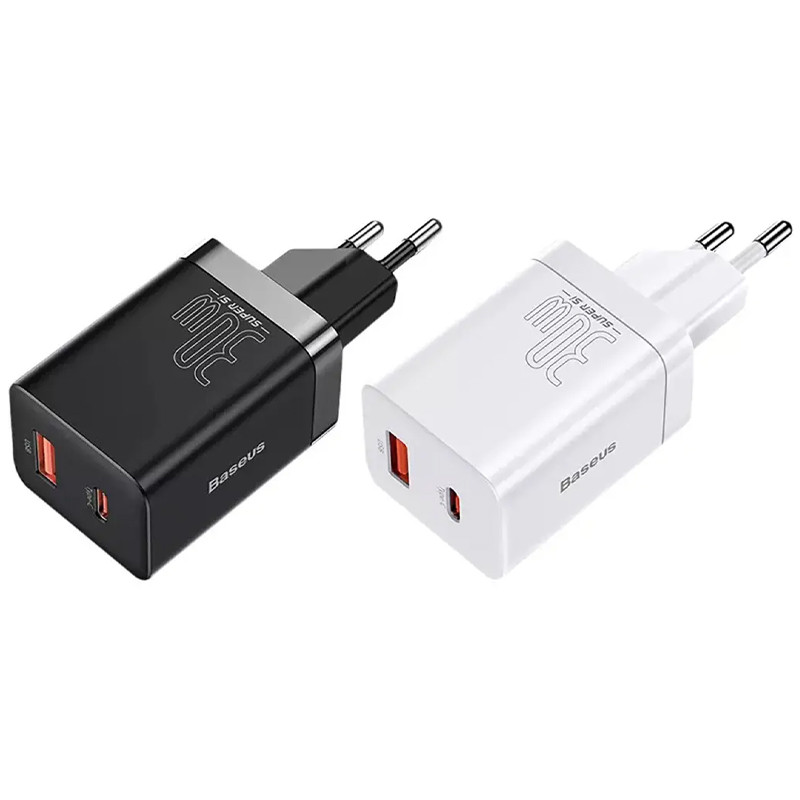 Купити МЗП Baseus Super Si Pro Quick Charger PD30W+QC3.0 (1USB-A/1C) (CCSUPP-E)