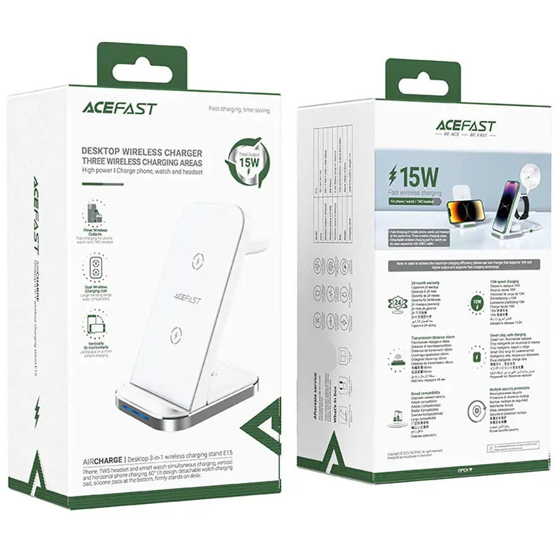 Купити БЗП Acefast E15 3in1 15W
