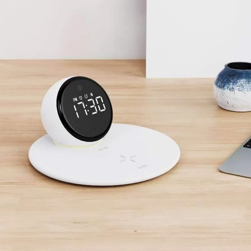 Купити БЗП WIWU Wi-W017 15W Wireless Charger+Digital Alarm+Bluetooth Speaker