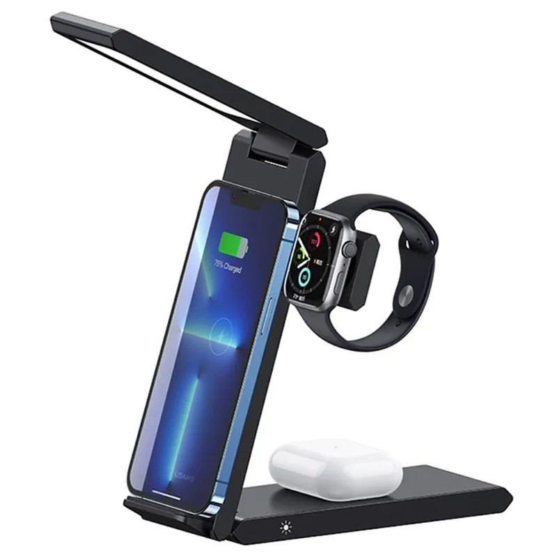 Купити БЗП Usams US-CD181 15W 3in1 with Table Lamp