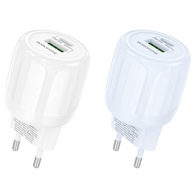 Купити МЗП Borofone BA93A Lustrous PD20W+QC3.0 (1USB-A/1C)