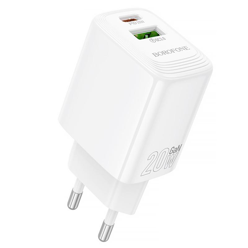 Купити МЗП Borofone BN27 Fuente PD20W+QC3.0 (1USB-A/1C)