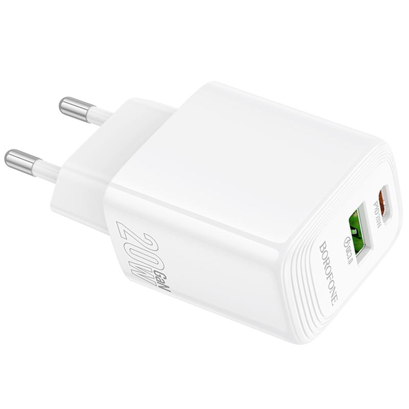 Купити МЗП Borofone BN27 Fuente PD20W+QC3.0 (1USB-A/1C)