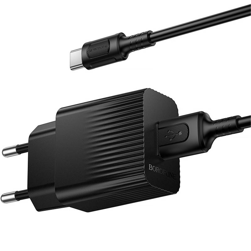 Купити МЗП Borofone BAS71A Source 10.5W (1USB-A) + кабель USB to Type-C