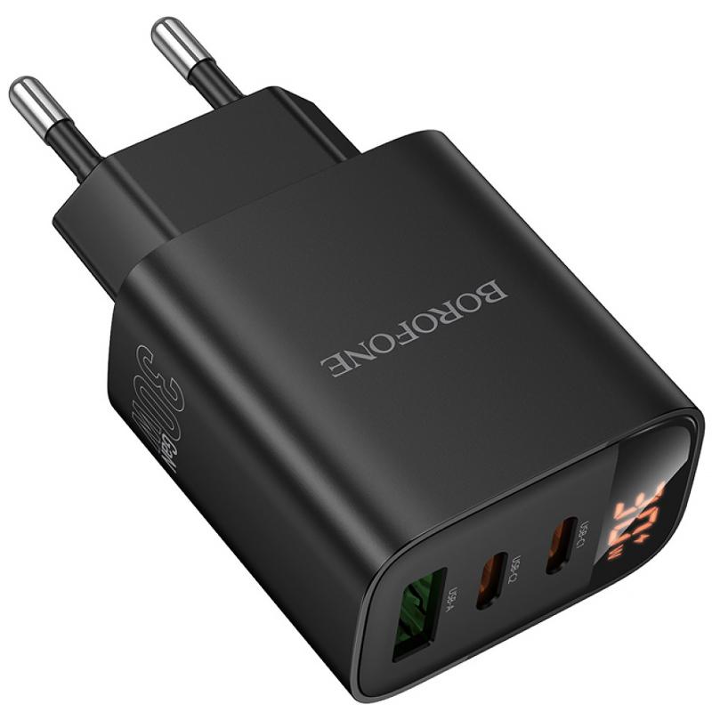 Купити МЗП Borofone BA98A Ilustre with digital display PD30W (1USB-A/2C)