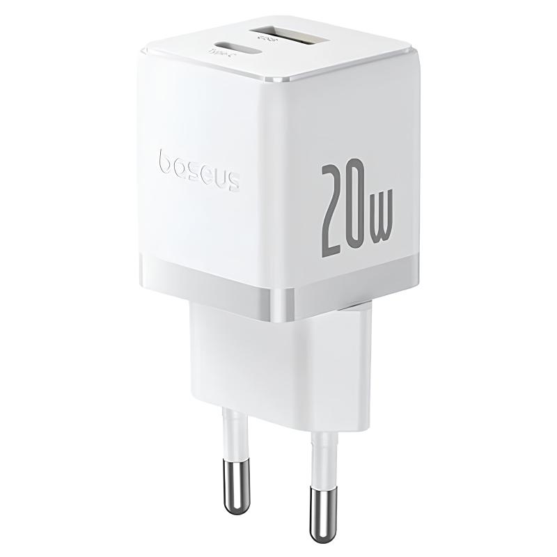 Купити МЗП Baseus Palm Fast Charger 20W (1USB-A/1C) (P10111608)