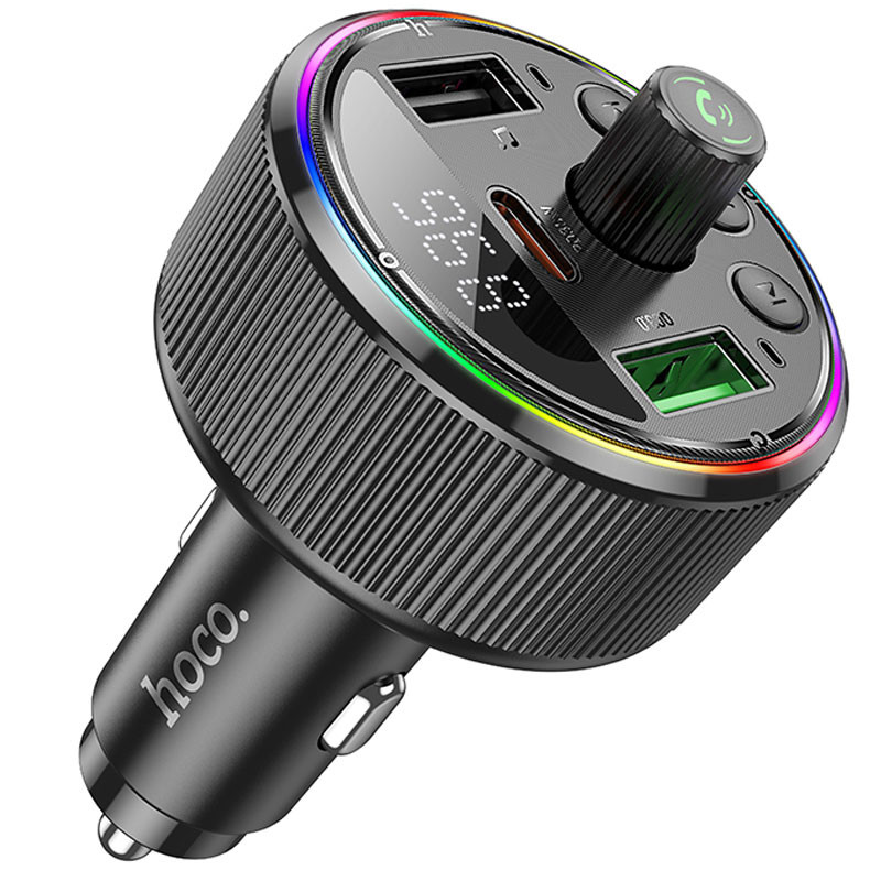 Купити АЗП FM модулятор Hoco E82 Guerrero PD30W+QC3.0 (2USB-A/1C)