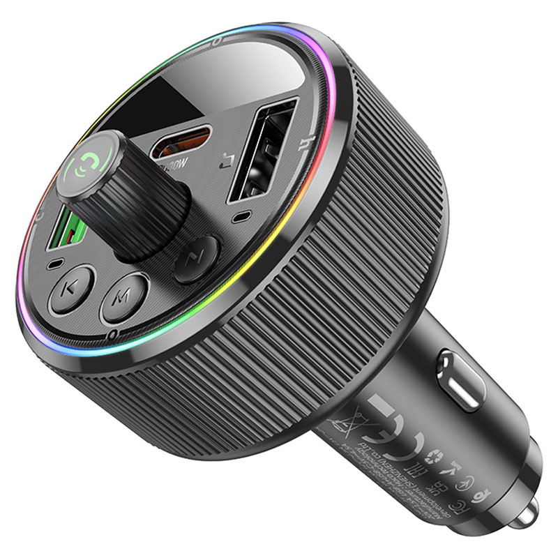 Купити АЗП FM модулятор Hoco E82 Guerrero PD30W+QC3.0 (2USB-A/1C)