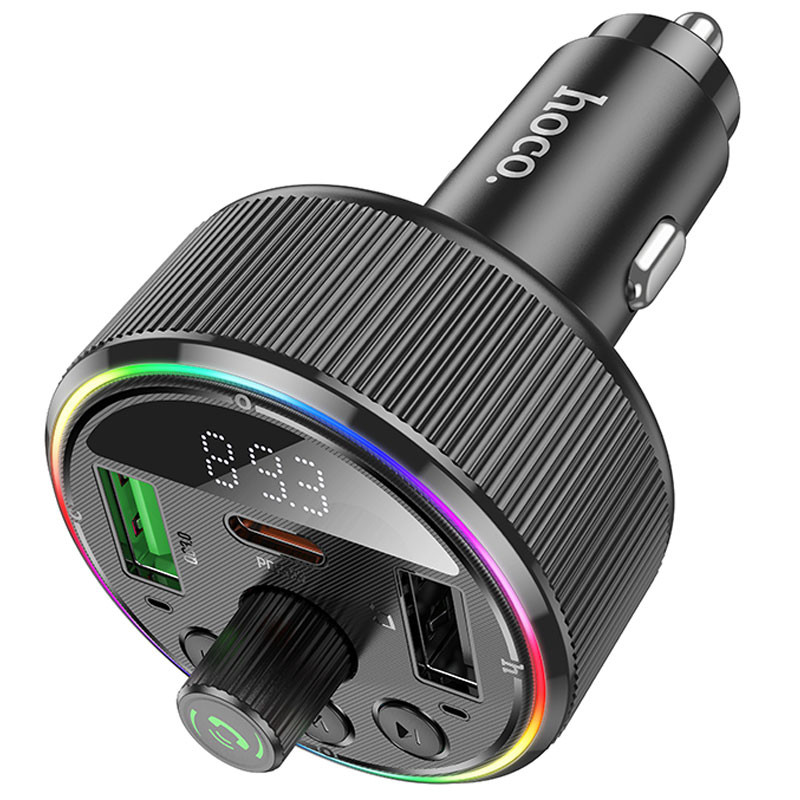 Купити АЗП FM модулятор Hoco E82 Guerrero PD30W+QC3.0 (2USB-A/1C)