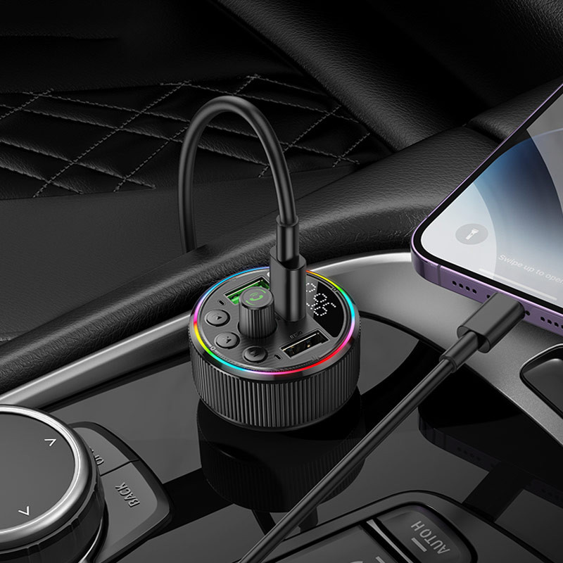 Купити АЗП FM модулятор Hoco E82 Guerrero PD30W+QC3.0 (2USB-A/1C)