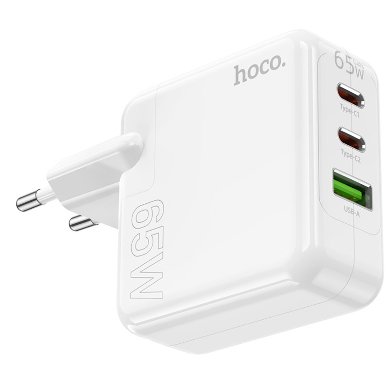 Купити МЗП Hoco C115A Header PD65W+QC3.0 (1USB-A/2C)