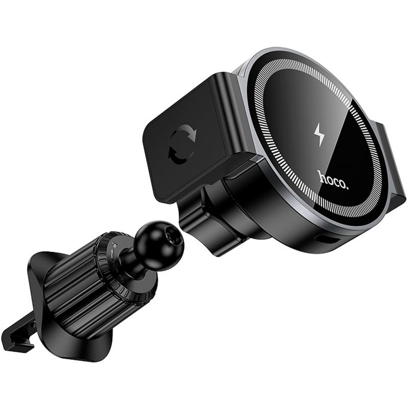 Купити Автотримач з БЗП Hoco HW35 Power 15W (air outlet)