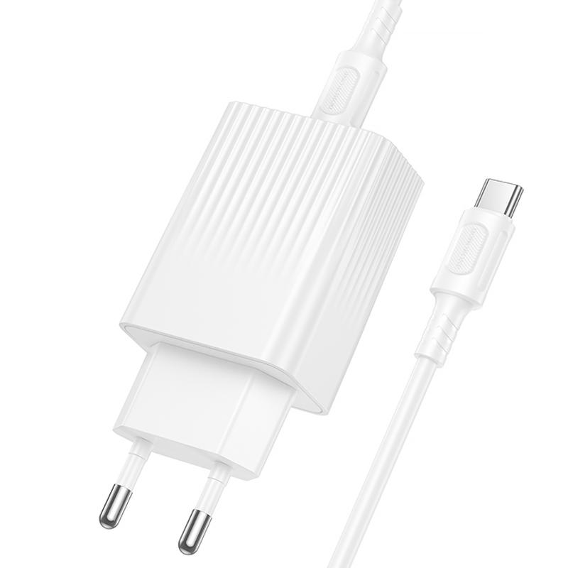 Купити МЗП Borofone BAS73A Source PD20W (1USB-C) + кабель Type-C to Type-C