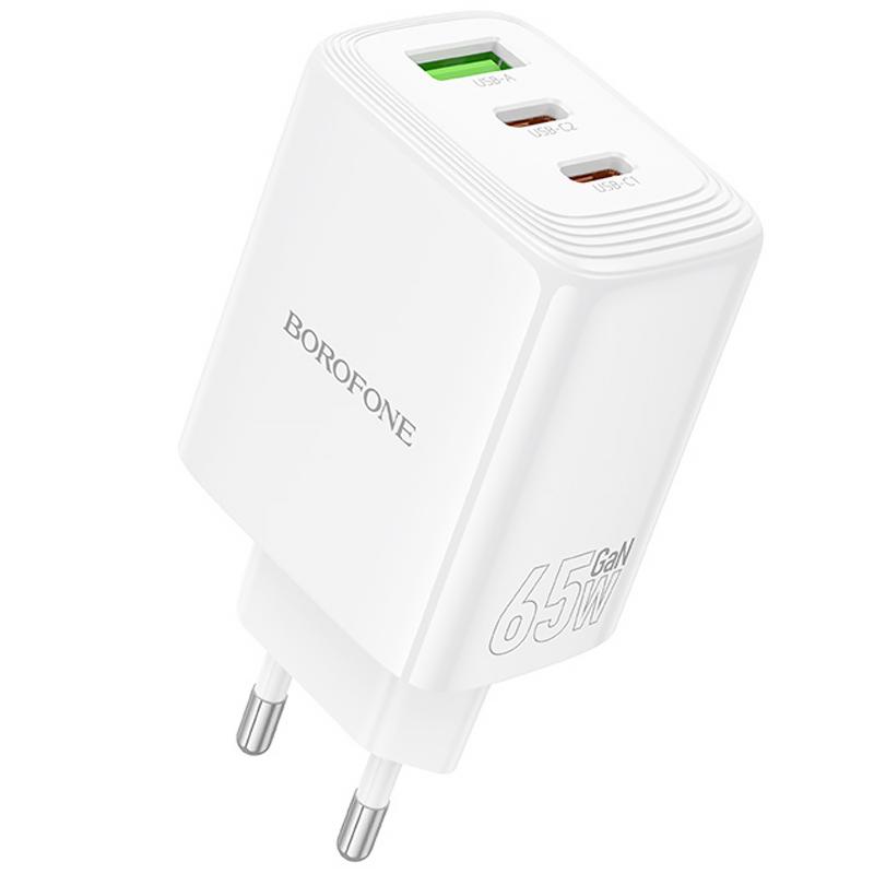 Купити МЗП Borofone BN32 Cargador PD65W (1USB-A/2C)