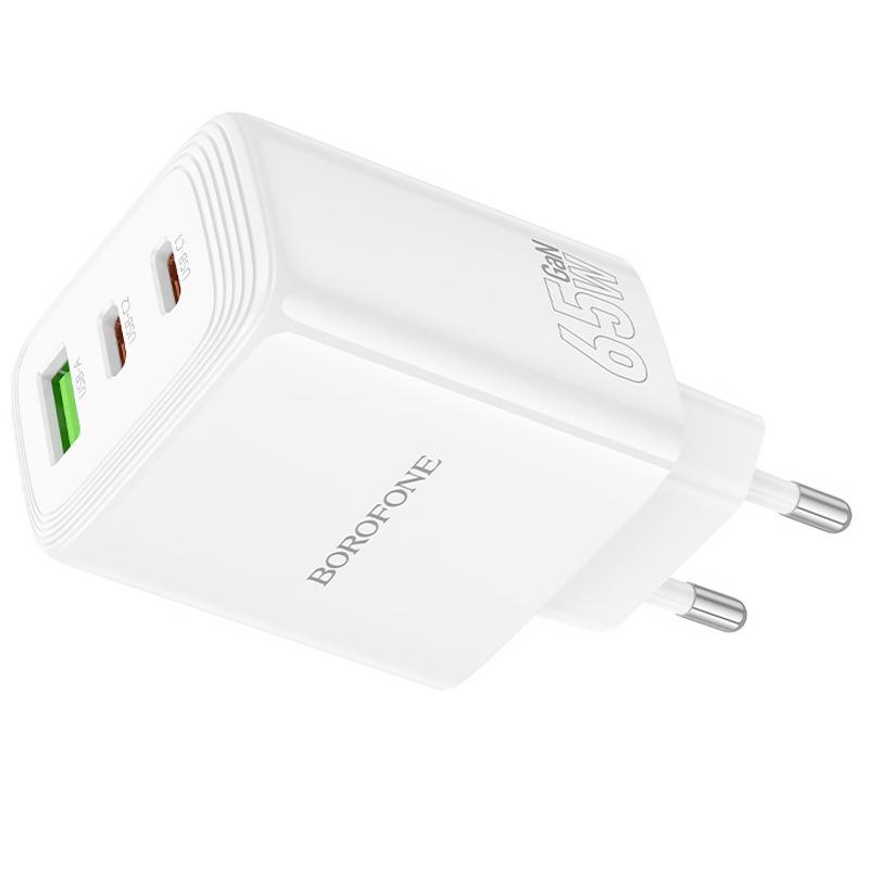 Купити МЗП Borofone BN32 Cargador PD65W (1USB-A/2C)