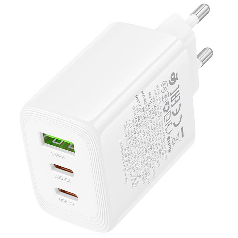 Купити МЗП Borofone BN32 Cargador PD65W (1USB-A/2C)