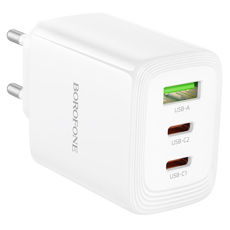 Купити МЗП Borofone BN32 Cargador PD65W (1USB-A/2C)