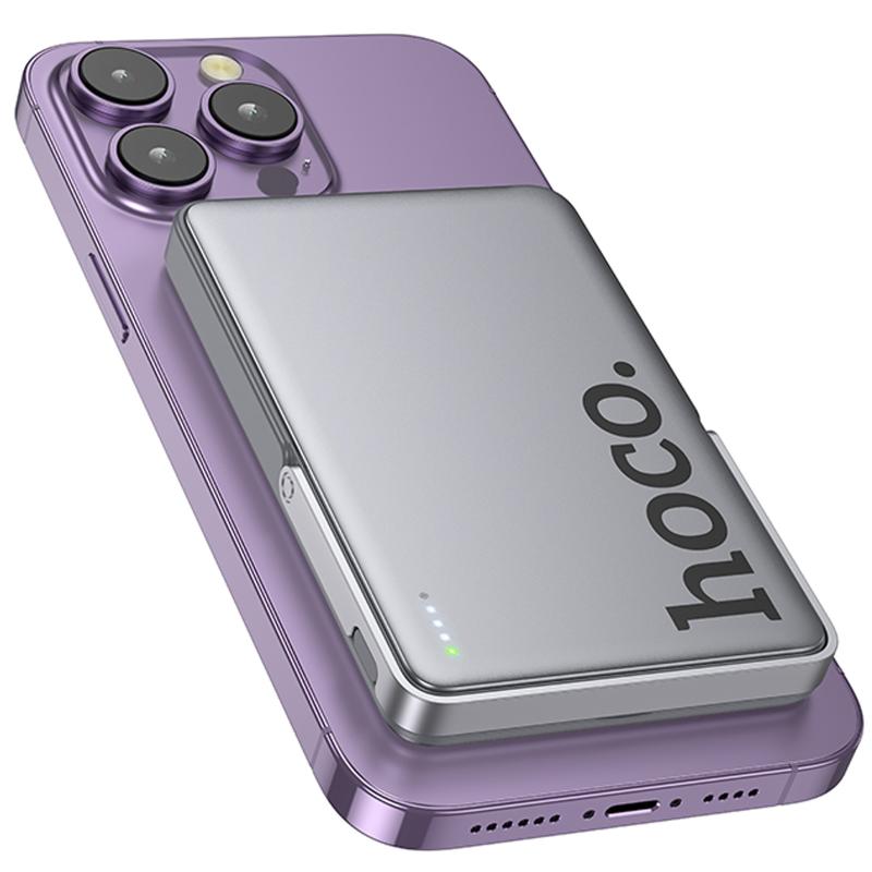 Купити Портативний ЗП Power Bank Hoco Q36 Sunlight magnetic suction+holder PD20W з БЗП 5000 mAh