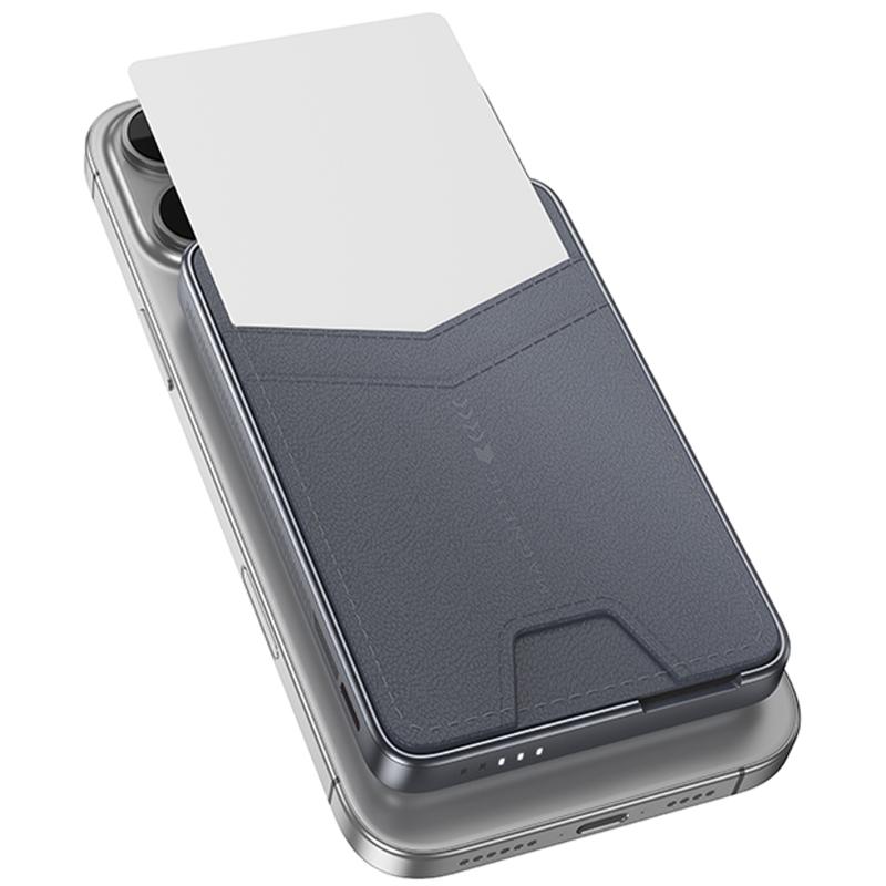 Купити Портативний ЗП Power Bank Hoco Q46 Title PD20W з БЗП+card holder 5000 mAh