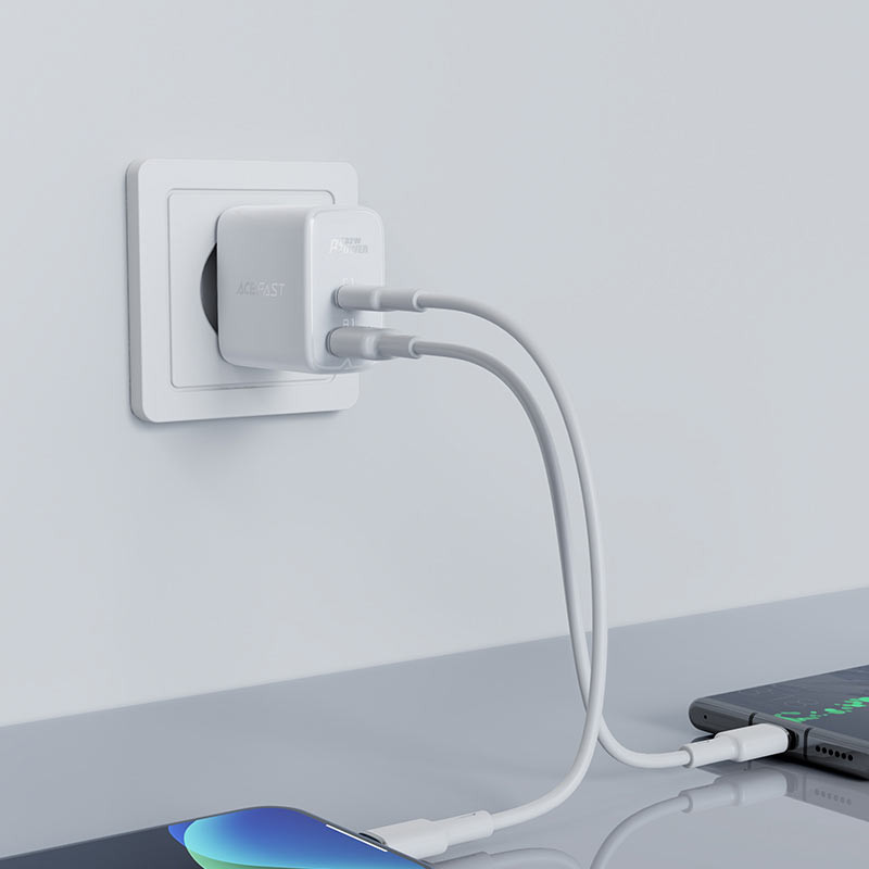 Купити МЗП Acefast A5 PD32W+QC3.0 (1USB-A/1C)