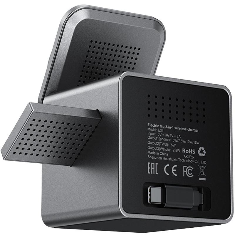 Купити БЗП Acefast E34 desktop 3in1 15W