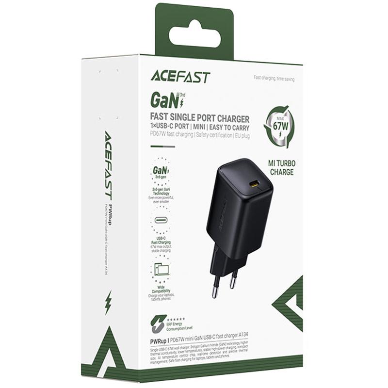Купити МЗП Acefast A134 PD67W GaN (1USB-C)
