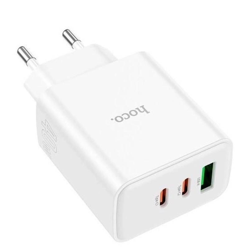 Купити МЗП Hoco C126A PD40W+QC3.0 (1USB/2Type-C)