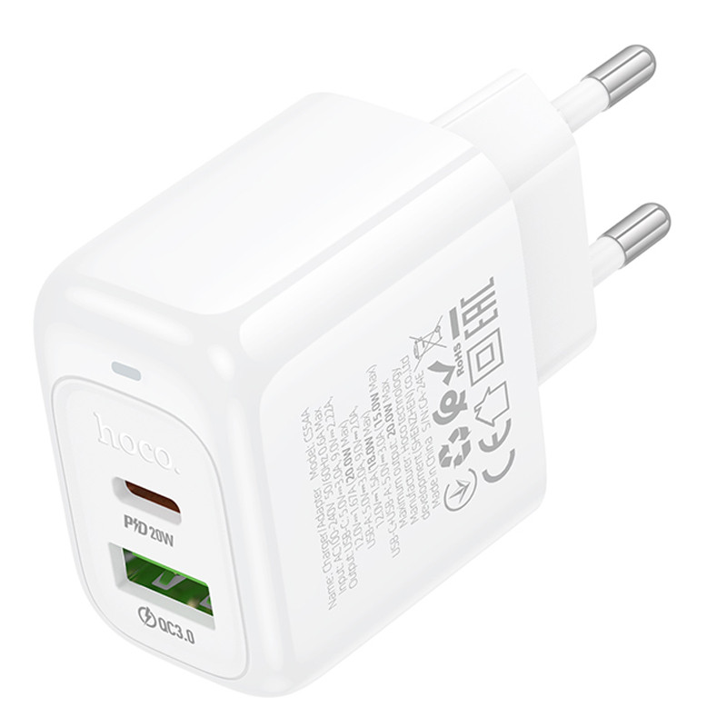 Купити МЗП Hoco CS54A Surplus PD20W+QC3.0 (1USB-A/1C)