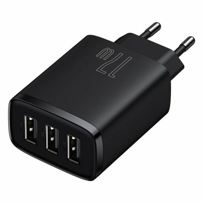 Купити МЗП Baseus Compact 17W (3USB-A) (CCXJ02)