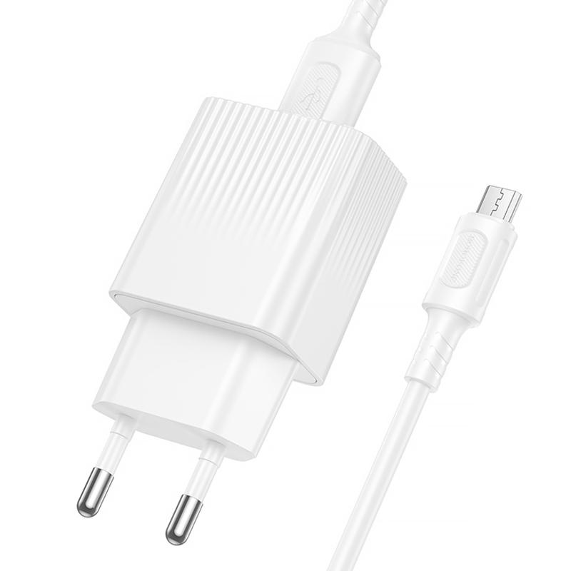 Купити МЗП Borofone BAS71A Source 10.5W (1USB-A) + кабель USB to MicroUSB