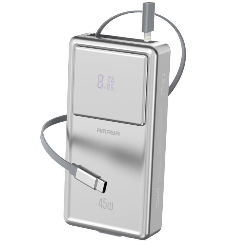 Купити Портативний ЗП Power Bank Amaya F231 45W with display and cable 20000 mAh