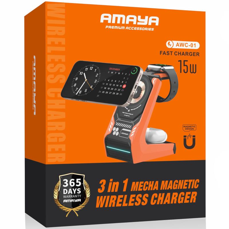 Купити БЗП Amaya AWC-01 3-in-1 15W