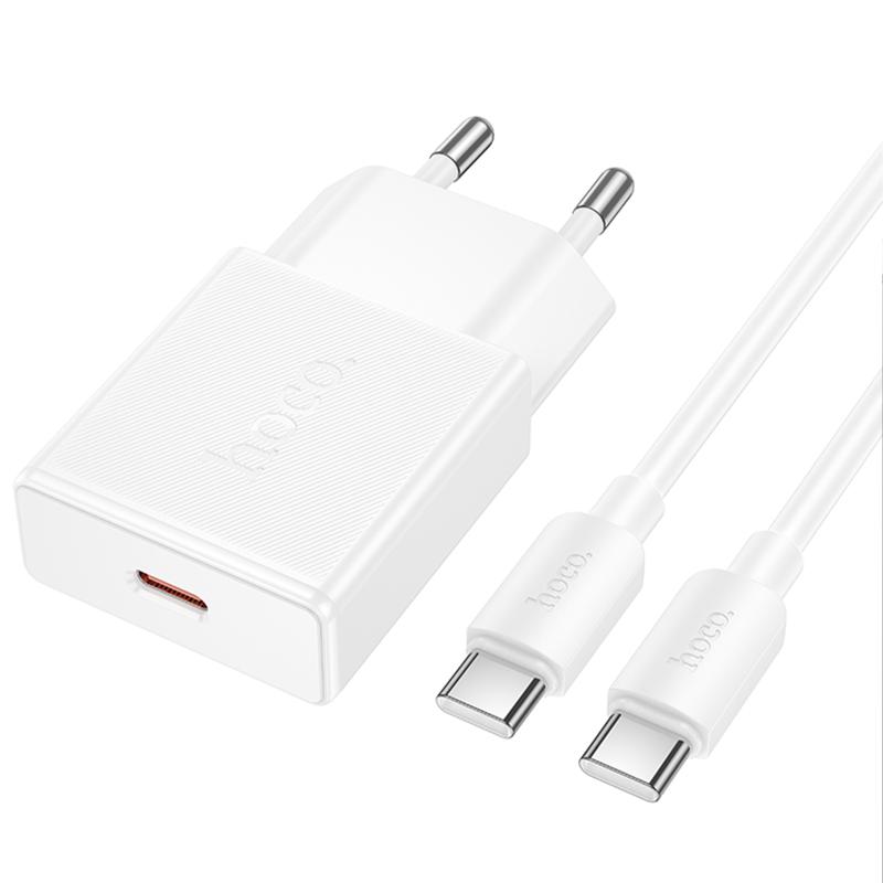 Купити МЗП Hoco N72 Speed ultra-thin PD20W (1USB-C) + кабель Type-C to Type-C