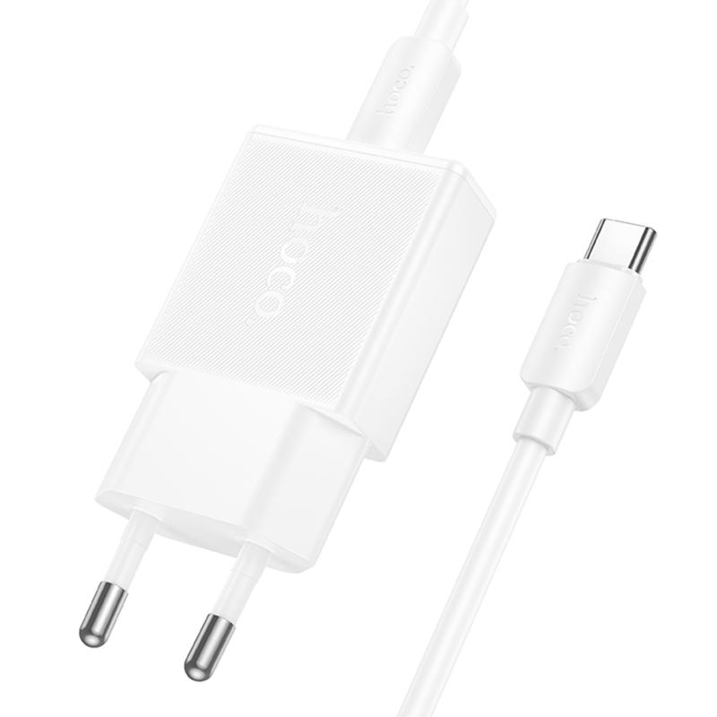 Купити МЗП Hoco N72 Speed ultra-thin PD20W (1USB-C) + кабель Type-C to Type-C
