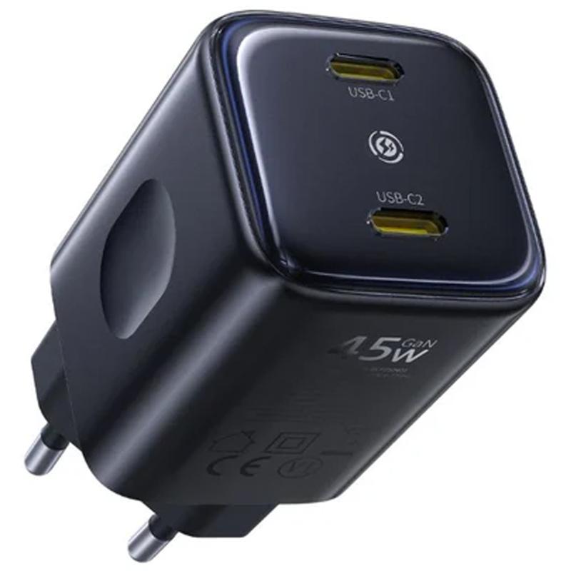 Купити МЗП Baseus PicoGo AN13 Fast Charger 45W (2USB-C) (E0121F)