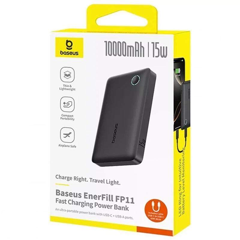 Купити Портативний ЗП Power Bank Baseus EnerFill FP11 15W 10000 mAh (P1008210C123)